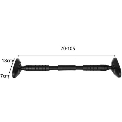 Trizand Optrekstang - Verstelbaar - 70 tot 100 cm - Zwart
