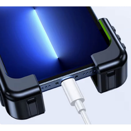 Trizand Anti-Shock Telefoonhouder - Universeel - Voor Fiets & Step - Zwart