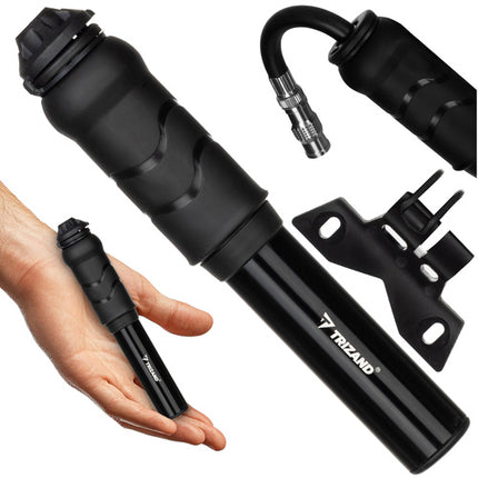 Trizand Handfietspomp - Compact - Aluminium - 7 Bar - Zwart