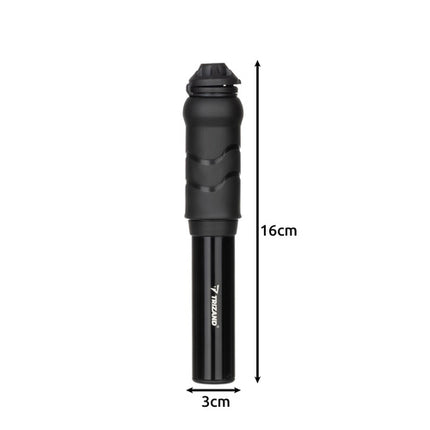 Trizand Handfietspomp - Compact - Aluminium - 7 Bar - Zwart