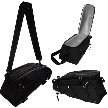 Trizand Fietstas Set - 3-in-1 - Met Koeltas - 16 Liter - Zwart