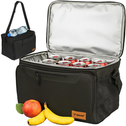 Trizand Koeltas 30 Liter - Thermotas voor Picnic, Strand & Reizen - Zwart