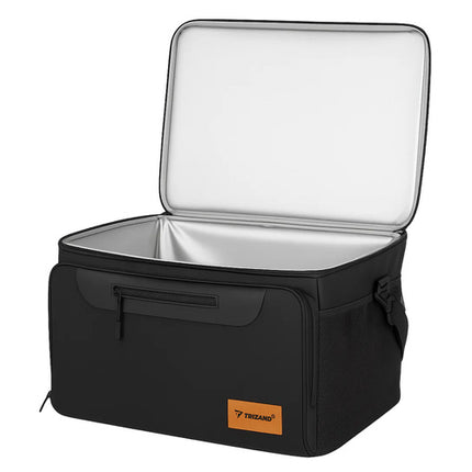 Trizand Koeltas 30 Liter - Thermotas voor Picnic, Strand & Reizen - Zwart