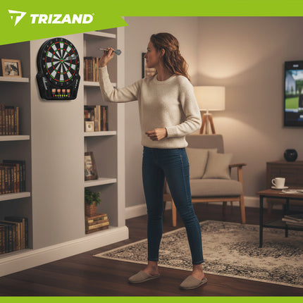 Trizand Elektronisch Dartbord - 27 Games en 243 Varianten - Inclusief Darts