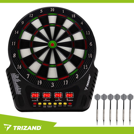 Trizand Elektronisch Dartbord - 27 Games en 243 Varianten - Inclusief Darts