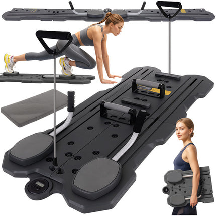Trizand Multifunctioneel Pilates Bord - Met LCD Counter - Grijs