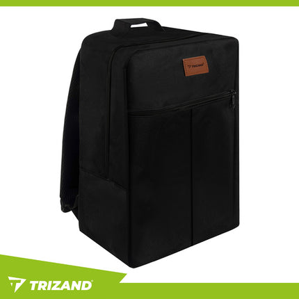Trizand Reisrugzak - 20 Liter - Handbagage - 40 x 25 x 20 cm - Zwart