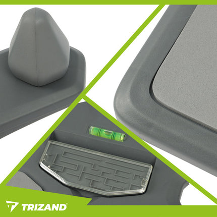 Trizand Balansbord met Counter - Multifunctioneel - 2-in-1 - Zwart