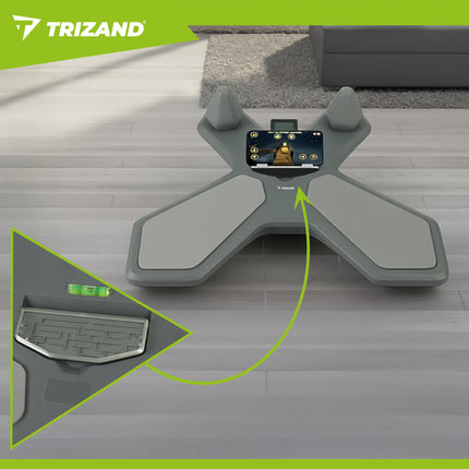 Trizand Balansbord met Counter - Multifunctioneel - 2-in-1 - Zwart