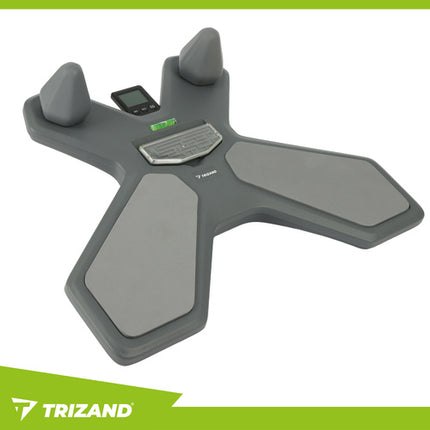 Trizand Balansbord met Counter - Multifunctioneel - 2-in-1 - Zwart