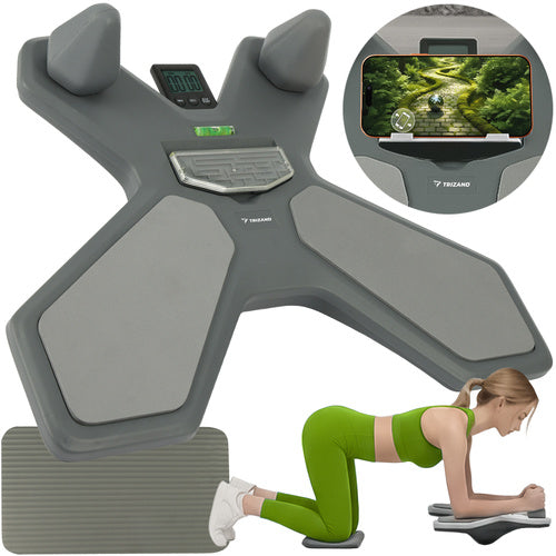 Trizand Balansbord met Counter - Multifunctioneel - 2-in-1 - Zwart
