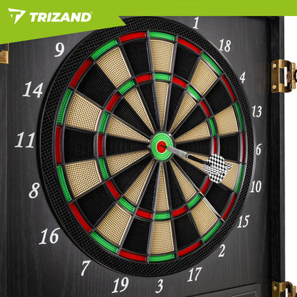 Trizand Elektronisch Dartbord - In Kast - 27 Games en 243 Varianten