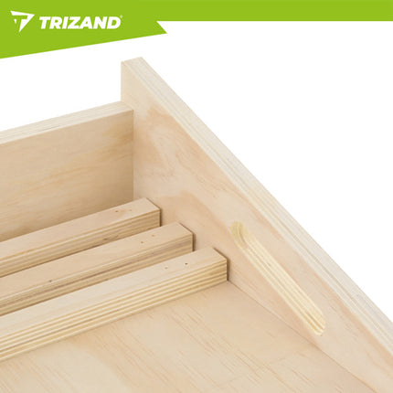 Trizand Slant Board - Verstelbaar Kuitstretchbord - 150 kg - Hout