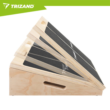 Trizand Slant Board - Verstelbaar Kuitstretchbord - 150 kg - Hout