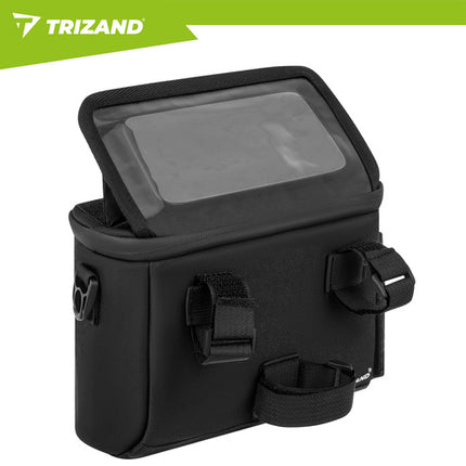 Trizand Telefoonhouder Stuurtas - 4 Liter - Waterdicht - Met Schouderband