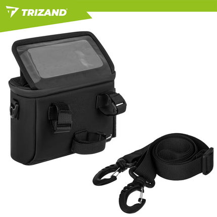 Trizand Telefoonhouder Stuurtas - 4 Liter - Waterdicht - Met Schouderband