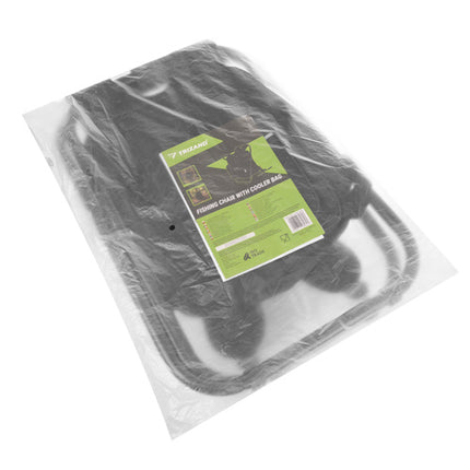 Trizand Rugzak-Visstoel 3-in-1 - 150 kg - Met Koeltas - Zwart