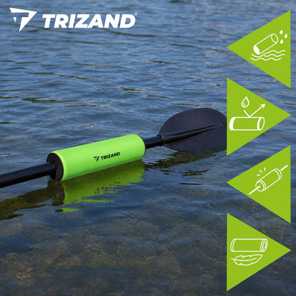 Trizand SUP Paddle Float - 30 cm - Drijfboei voor Peddel - Groen