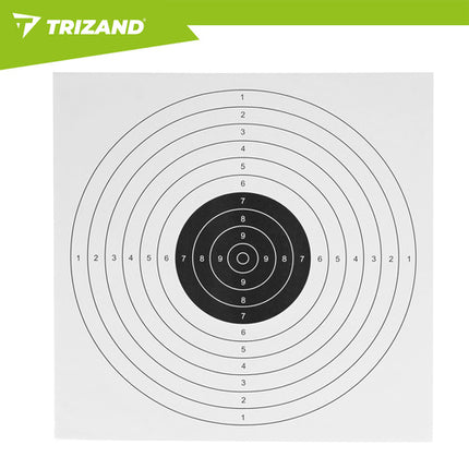 Trizand Schietkaarten Set - 50 x 50 cm - 100 Stuks - Professioneel Papier