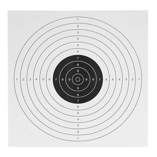 Trizand Schietkaarten Set - 50 x 50 cm - 100 Stuks - Professioneel Papier
