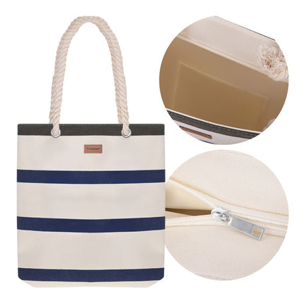 Trizand Strandtas - 18L - Waterafstotende Shopper - 40 x 37 x 12 cm