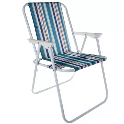 Trizand Bergamo Tuinstoel - Opvouwbaar - Verstevigde Zitting - Blauw