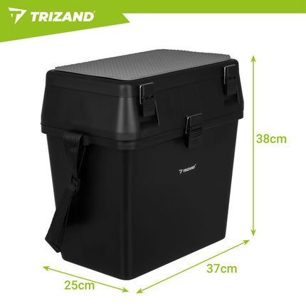 Trizand Visbox met Zitje - 38 x 34 x 21 cm - Organizer en Kist
