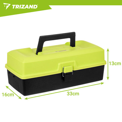 Trizand Visbox - 33 cm - 2 Niveaus - 11 Compartimenten - Organizer