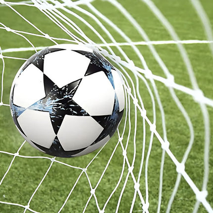 Trizand Voetbalnet - 213 x 150 x 90 cm - Versterkt HDPE - Wit