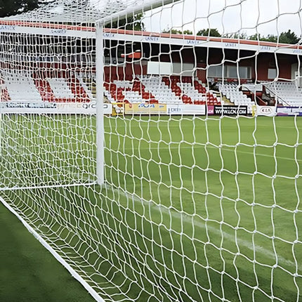 Trizand Voetbalnet - 213 x 150 x 90 cm - Versterkt HDPE - Wit