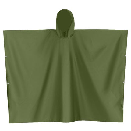 Trizand Regenponcho - Universele Maat - Groen - PVC