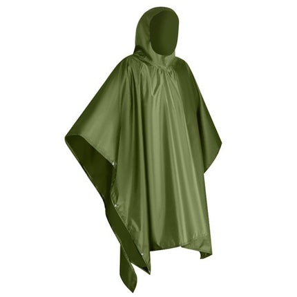 Trizand Regenponcho - Universele Maat - Groen - PVC