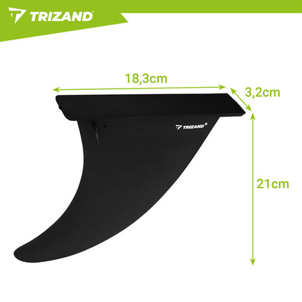 Trizand SUP Fin - 9 inch - Universele Slide-In Stabilisatievin