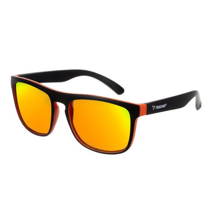Trizand Gepolariseerde Zonnebril - UV400 - Spiegelglazen - Zwart/Oranje