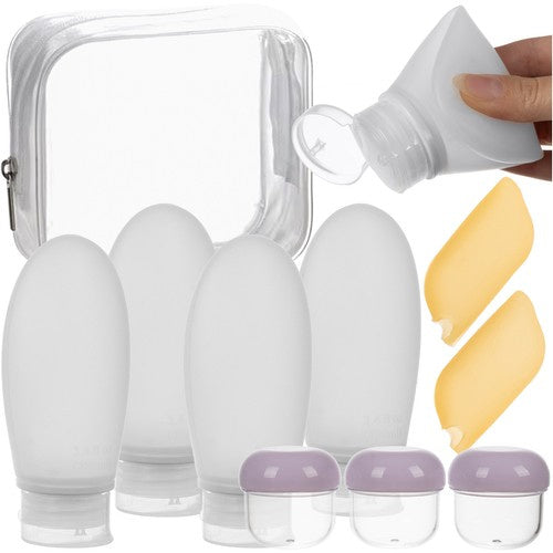 Trizand Reisset voor Cosmetica - 10-delig - Handbagage Proof