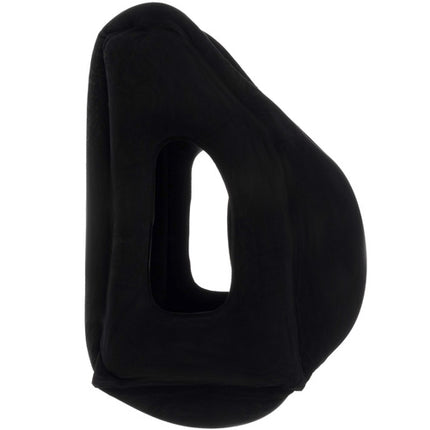 Trizand Opblaasbaar Reiskussen - Ergonomisch - 50 x 35 x 25 cm - Zwart
