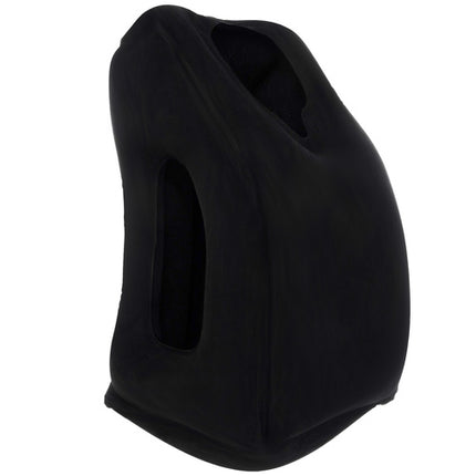 Trizand Opblaasbaar Reiskussen - Ergonomisch - 50 x 35 x 25 cm - Zwart