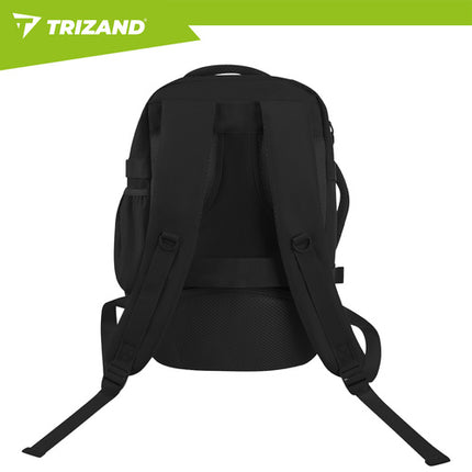 Trizand Reisrugzak 2-in-1 - 20L - Handbagage - 40 x 25 x 20 cm - Zwart