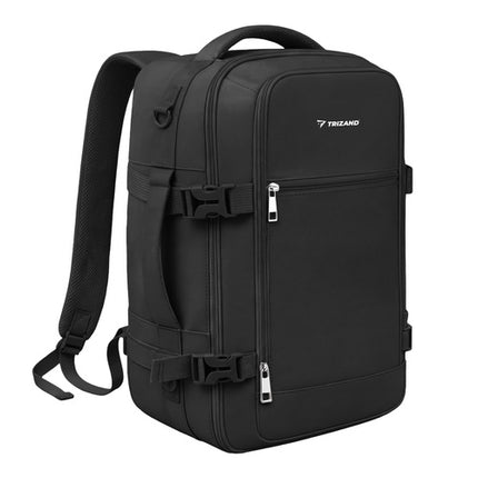 Trizand Reisrugzak 2-in-1 - 20L - Handbagage - 40 x 25 x 20 cm - Zwart