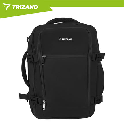 Trizand Reisrugzak 2-in-1 - 20L - Handbagage - 40 x 25 x 20 cm - Zwart