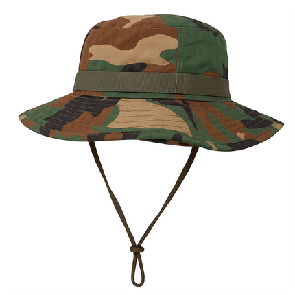 Trizand 23833 Camouflage Hoed - Vissershoed - Verstelbaar - Camo