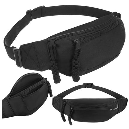 Trizand Hardloopheuptas - 2 Liter - Verstelbaar - Zwart - Sporttas