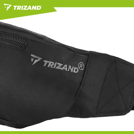 Trizand Hardloopheuptas - 2 Liter - Verstelbaar - Zwart - Sporttas