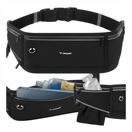Trizand Hardloopheuptas - 51 x 21 x 11 cm - Sportgordel - Zwart