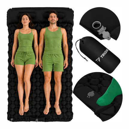Trizand Tweepersoons Zelfopblazend Matras - 120 x 190 cm - Met Voetpomp