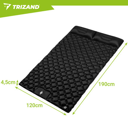 Trizand Tweepersoons Zelfopblazend Matras - 120 x 190 cm - Met Voetpomp
