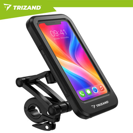 Trizand Waterdichte Telefoonhouder voor Fiets & Scooter - 360° Draaibaar