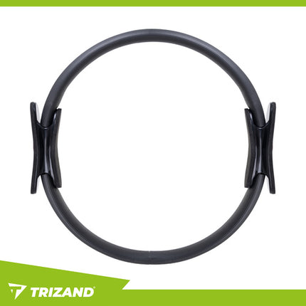 Trizand Pilates Ring - 38 cm - Fitnessring voor Yoga en Training - Zwart