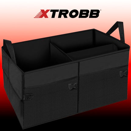 Xtrobb Kofferbak Organizer - Opvouwbaar - Met Vakken - Zwart