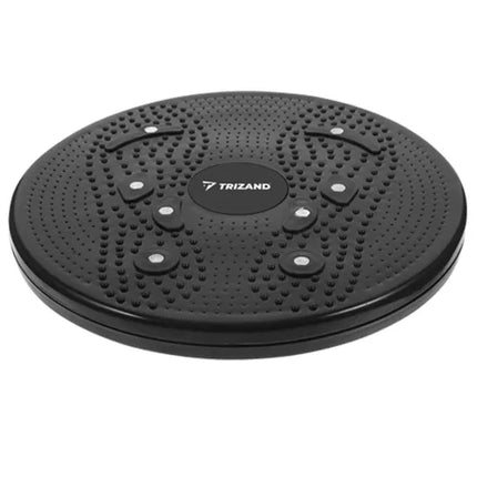 Trizand Taille Twister - 24,5 cm - Met Magnetische Massage - Zwart